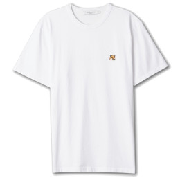 ◆당일◆23FW 폭스 패치 티셔츠 화이트 AM00103KJ0008 P100