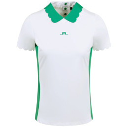◆당일◆23SS 엘리나 ELINA POLO 로고 티셔츠 화이트 GWJT08090 0000