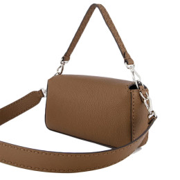 ◆당일◆24FW FF 은장로고 바게트 숄더백 브라운 8BR600 ARBB F1NPG