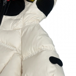 ◆키즈◆여성 스퀘어 퀄팅 고글 후드 패딩자켓 아이보리 JK 716R T TMF5 503