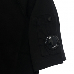 ◆키즈◆여성 렌즈 포켓 반팔 티셔츠 블랙 19CKTS054C 00LAA17 999