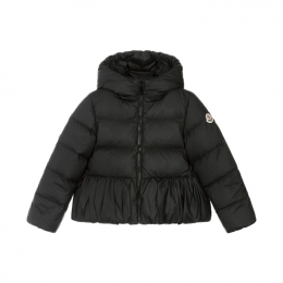 ◆키즈◆여성 ELIZAVETA 로고패치 셔링 패딩자켓 블랙 1A000 97 54AQE 999