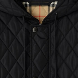 ◆당일◆26SS 브롬리 BROMLEY 다이아몬드 퀄팅 후드 자켓 블랙 8110531