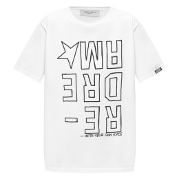 ◆12주년◆매직 로고 프린팅 티셔츠 화이트 GWP00803 P000187 10283