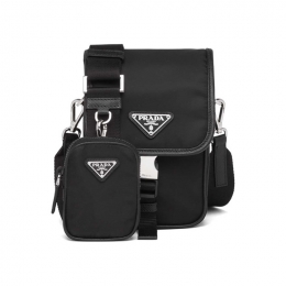 ◆당일◆25FW 삼각로고 테수토 스몰 크로스백 블랙 2VD043 2DMH F0002