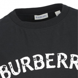 ◆키즈◆여성 EKD 로고 데미지 반팔 블랙 8117667