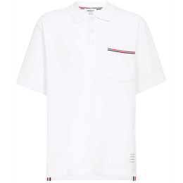 ◆당일◆25SS 삼선 포켓 폴로 티셔츠 화이트 MJP171A J0029 100