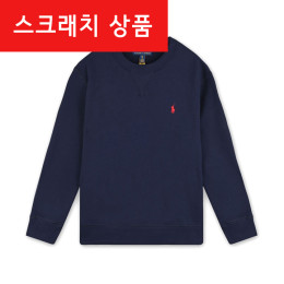 ◆스크래치◆여성 포니 로고 자수 기모 맨투맨 네이비 772102 002