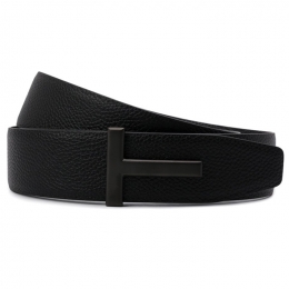 ◆당일◆24SS T 로고 버클 벨트 블랙 TB178I LCL236 U9000