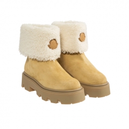 ◆당일◆25FW AUREA 아우레아 미드 앵클 부츠 카멜베이지 4F000 70 M6971 23L