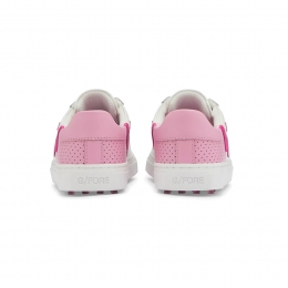 ◆당일◆25FW 여성 투 톤 퍼포레이티드 디스럽터 골프화 화이트/핑크 G4LS22EF24 S/LIL