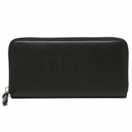 ◆당일◆25SS 로고 자수 장지갑 블랙 CHC23AP970I10 001