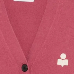 ◆당일◆25FW 카리나 KARINA 로고 가디건 앤틱핑크 CA0104FA C1L17E 40AK