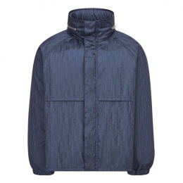 ◆키즈◆24FW 키즈 오블리크 후드 윈드브레이크 네이비 4WBM21RCTE 523