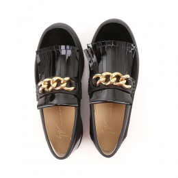 ◆15주년◆여성 메이 런던 체인 슬립온 블랙 RW70014 NERO