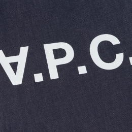 ◆당일◆25FW 로르 LAURE 로고 프린트 패브릭 토트백 인디고 COHIZ M61445 IAI