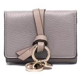 ◆당일◆25FW 알파벳 미니 코인 반지갑 캐시미어그레이 CHC21WP946F57 053