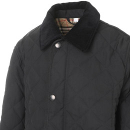 ◆당일◆24FW 랜포드 LANFORD 코듀로이 다이아몬드 퀄팅 자켓 블랙 8096447