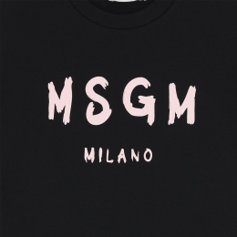 ◆키즈◆여성 저지 티셔츠 블랙/핑크 S6MSJUTH001 11088