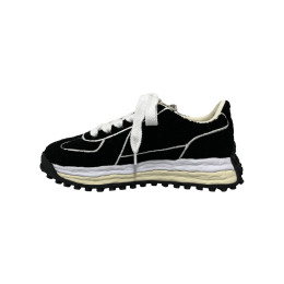26SS 래리 OG 셔닐 엠브로이더리 캔버스 로우 스니커즈 블랙 A16FW712 BLACK
