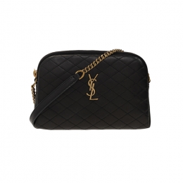 ◆당일◆26SS 로고 퀄팅 가비 파우치 숄더&크로스백 블랙 733667 1EL07 1000