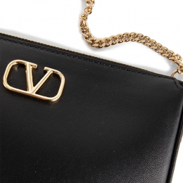 ◆당일◆25SS 시그니처 V 로고 숄더&크로스백 블랙 6W2P0AA9 MIM 0NO