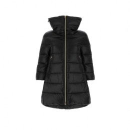 ◆당일◆25FW 클레오페 CLEOFE 숏 슬리브 미디움 패딩 블랙 PI0001DIC 12017Z 9300