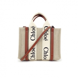 ◆당일◆26SS 우디 스몰 토트&숄더백 화이트/브라운 CHC22AS397I26 90U