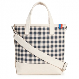 ◆당일◆22FW 올오버 체크 토트&숄더백 네이비 BG79S4 NAVY