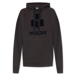 ◆13주년◆만셀 MANSEL 로고 기모 후드티 페이드블랙 SW0031 00M017E 02FK