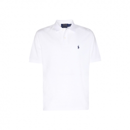 ◆당일◆26SS 포니 자수 클래식핏 카라 티셔츠 화이트 710666997 001