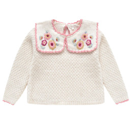 ◆키즈◆23FW 키즈 CYRELLA 블렌드 울 스웨터 크림 J0107 CREAM