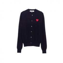 ◆당일◆26SS 레드 와펜 브이넥 가디건 네이비 AX-N007-051-2