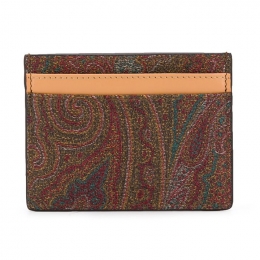 ◆당일◆24FW 디테일 페이즐리 카드지갑 브라운 0H769 8007 600