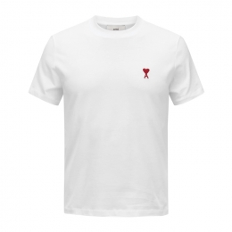 ◆당일◆25FW 하트 로고 자수 티셔츠 화이트 BFUTS035 724 100