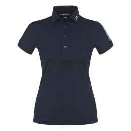 ◆당일◆25FW 여성 투어 TOUR 테크 카라 티셔츠 네이비 GWJT06332 6855