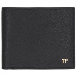 ◆당일◆25FW 금장 TF 로고 반지갑 블랙 YM228 LCL081G 1N001