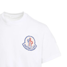 ◆당일◆24FW 픽셀 로고 티셔츠 화이트 8C000 04 83927 00A