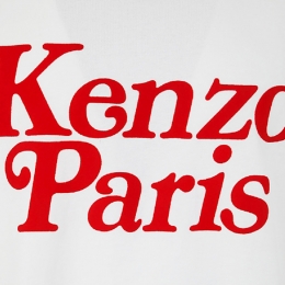 ◆당일◆24SS 베르디 벨벳 로고 티셔츠 화이트 5TS191 4SY 02