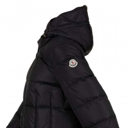 ◆당일◆25FW AVOCETTE 로고 패치 후드 롱 패딩 블랙 1C000 42 539ZD 999