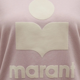 ◆당일◆25FW 모비 MOBY 벨벳 로고 맨투맨 라이트핑크/에쿠르 SW0003FA C3M07E LKEC