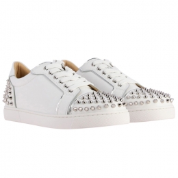 ◆12주년◆여성 비에이라 스파이크 스니커즈 화이트 1201525 H924