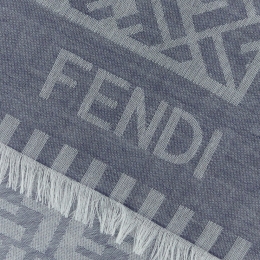 ◆당일◆25FW FF 자카드 스카프 블루 FXT333 AV9K F04V6