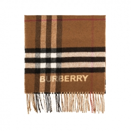 ◆당일◆25FW 자이언트 체크 머플러 아크베이지/다크버치브라운 8045329