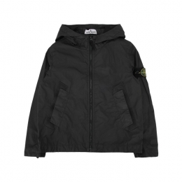 ◆키즈◆키즈 로고 패치 나일론 후드자켓 블랙 L1S16 4100003 S0A23 V0029