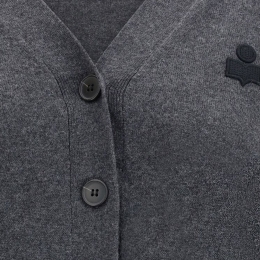 ◆당일◆26SS 카리나 KARINA 로고 가디건 앤트러사이트 그레이 CA0104FA C1L17E 02AN