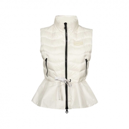 ◆당일◆사모나 SAMONA 웨이스트 드로스트링 패딩 조끼 베이지 VDDV10131K0001 BGL