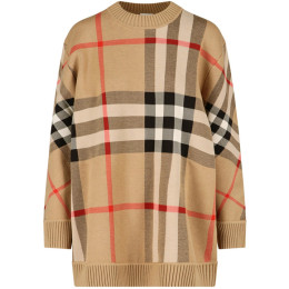 ◆당일◆24FW 빈티지 체크 울 니트 아카이브베이지 8039152