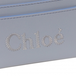 ◆당일◆25FW 로고 자수 카드지갑 스톰블루 CHC23SP868I10 41A