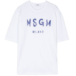 ◆키즈◆23SS 여성 로고 프린팅 티셔츠 화이트 MS029315 001